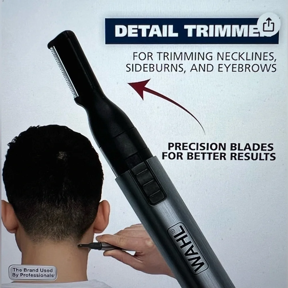 Wahl GroomsMan Powerful Precision 2 in 1 Detailer New